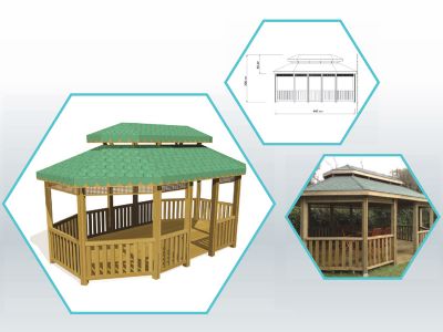 Ahşap Kamelya - KM 06